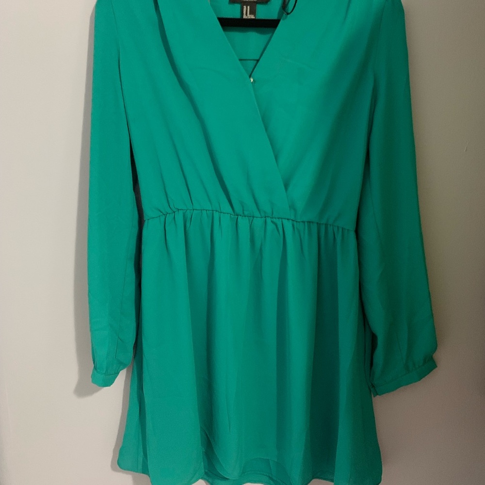Forever 21 Teal Dress - SZ MD